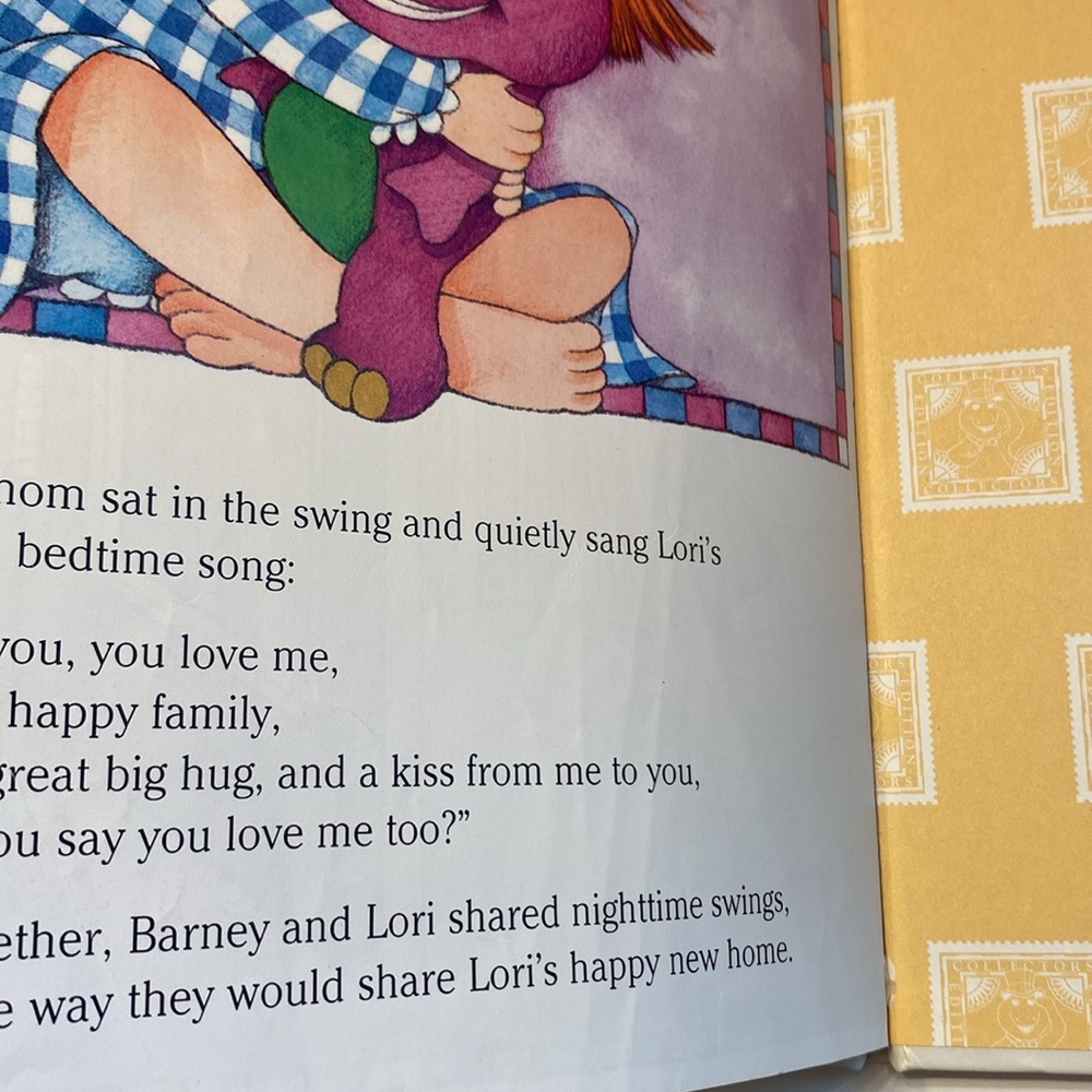 Vintage 1992 Book- Just Imagine- with Barney. Written by: Mary Shrode - Picture 13 of 16